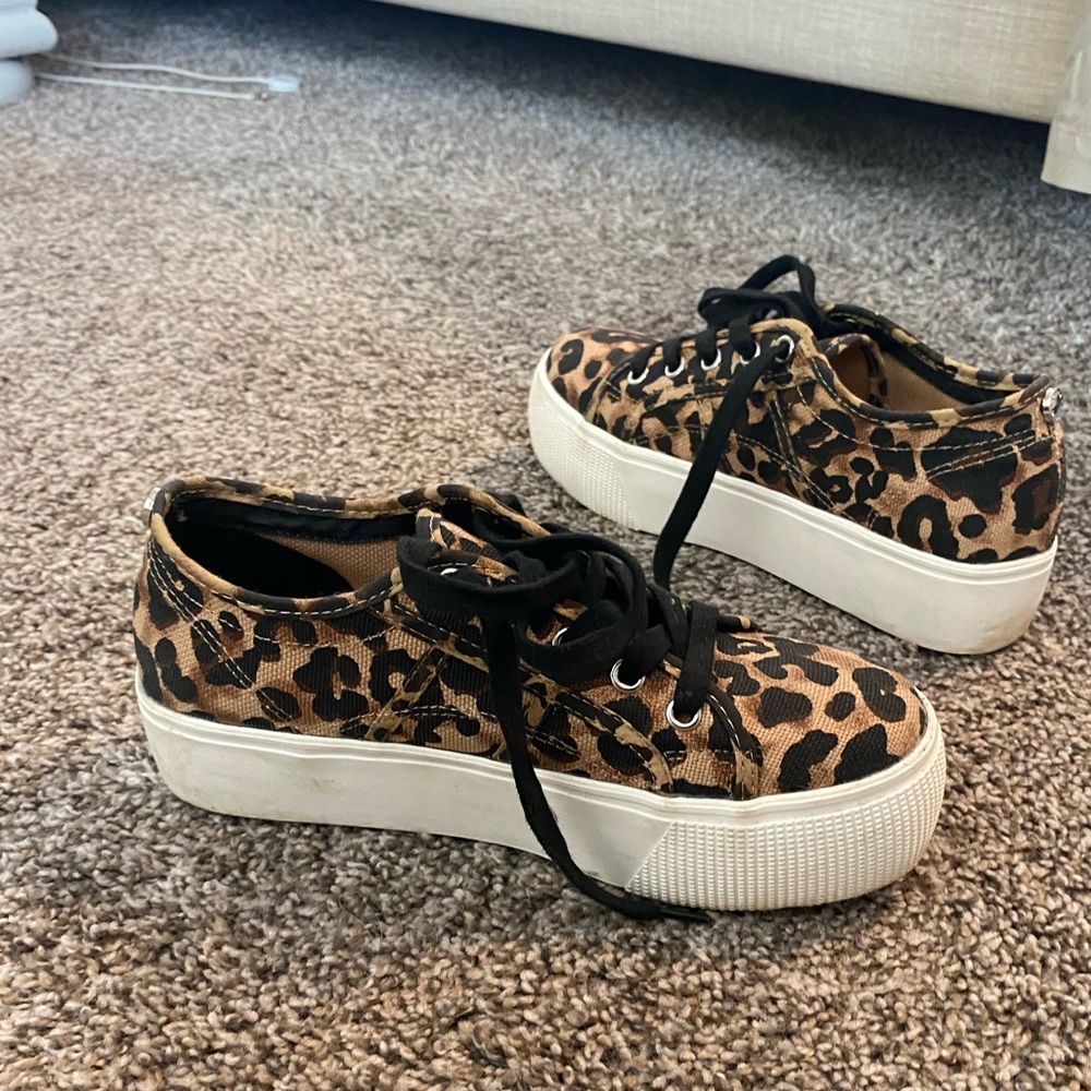 Cheetah Print Steve Madden Emmi Platform Sneaker